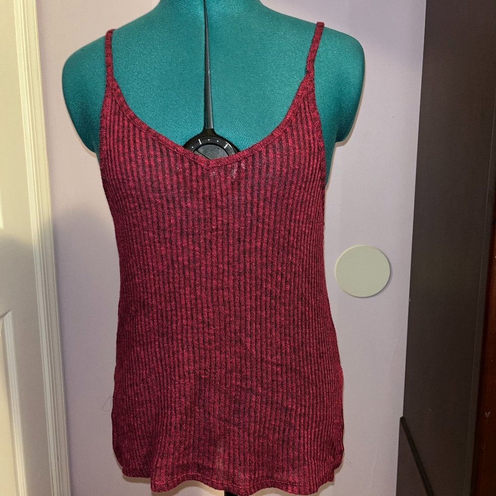 Burgundy Tank Top